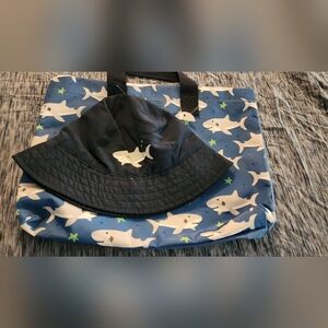 Shark bag with hat